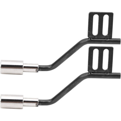 1 Paire de Tuyaux d'Échappement Métalliques pour Modèles RC 1/10, Accessoires Décoratifs pour SCX10