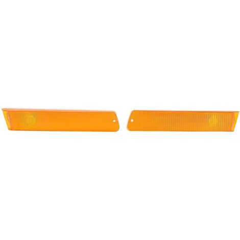 1 paire de verres de feux clignotants de stationnement pour FORD Bronco 1978-1979 (sans ampoules), jaune, remplacement direct.