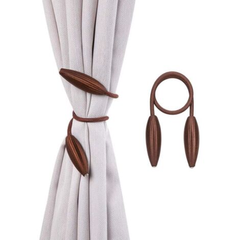1 Paire Embrasse Rideau Elastiques Tordre Boucle Rideau Tricotant Creative Rideau Corde Crochet Pince Clips de Rideau Décor Acces