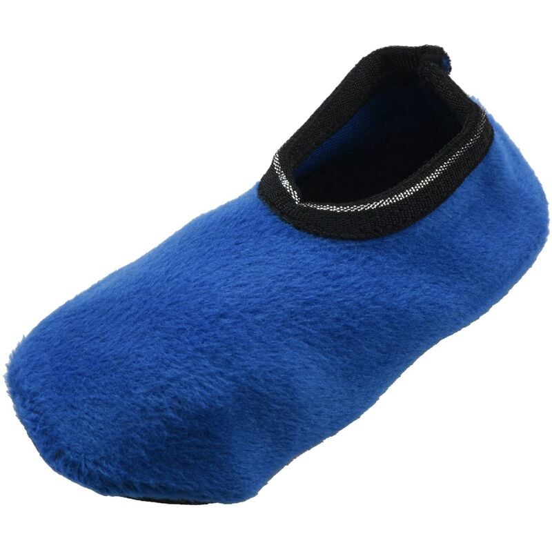 1 paire enfant chaussettes antidérapantes chaussettes pinces pantoufles yoga couleur: bleu taille: 3-5 enfant