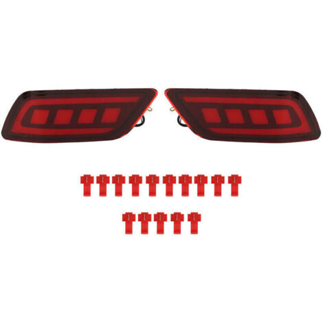 1 paire Feux LED pare-chocs arrière pour Subaru Forester 2019‑2023 Rouge frein et clignotant,de DEBUNS