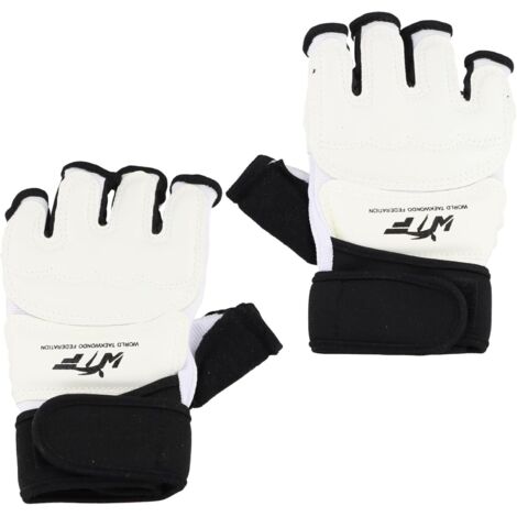 1 Paire Gants De Boxe,Cuir Pu,Protection Poignet,Mitaines Grappling,Pour Entraînement Combat Adultes Enfants