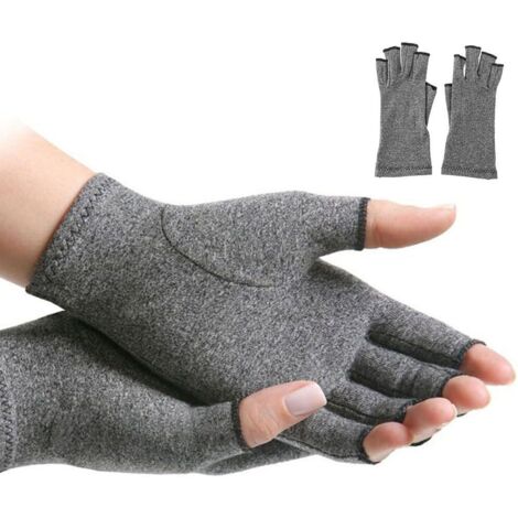 1 paire Gants utilisés pour soulager la maladie de Raynaud du syndrome arthritique du canal carpien-L