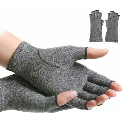 1 paire Gants utilisés pour soulager la maladie de RayNœud du syndrome arthritique du canal carpien-M-Fei Yu