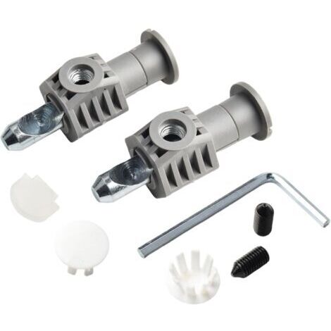 1 paire Kit de fixation murale pour WC avec boulons en acier inoxydable pour une installation sécurisée, kit pour toilettes murales et dos au mur