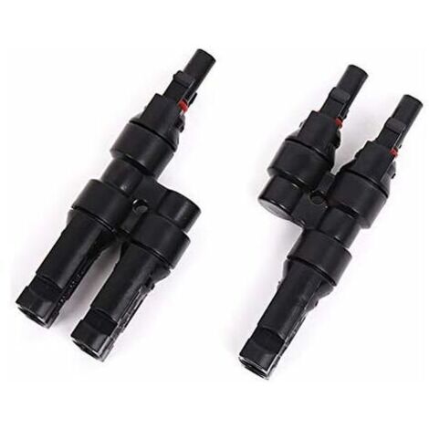 1 Paire MC4 T3 Panneau Solaire Connecteurs, Connecteurs de Cble Splitter Coupler Outil Combinateur