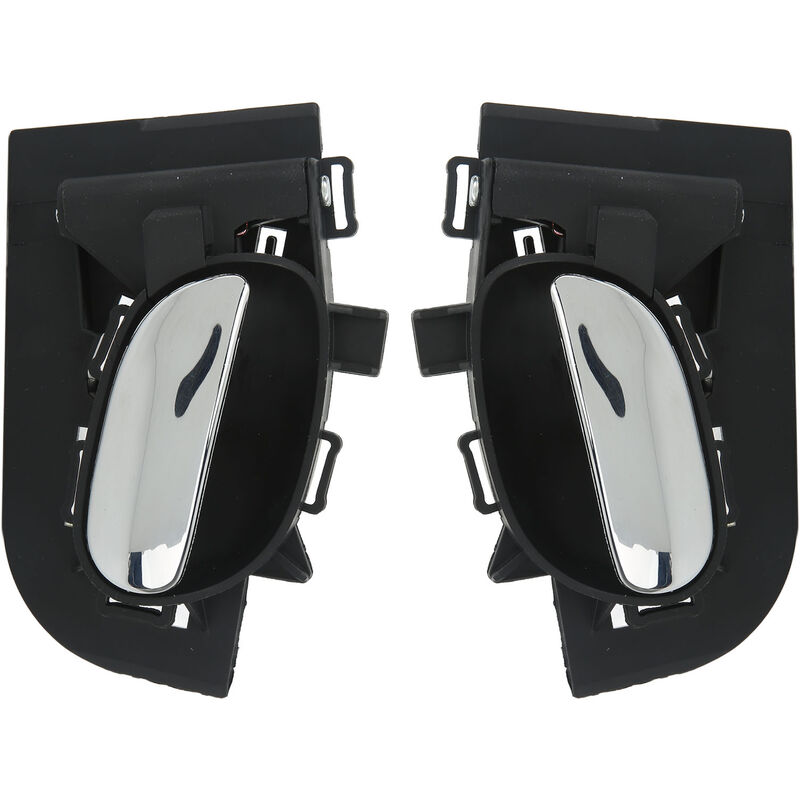 Rosvola - Eosnow 1 paire de poignée de porte intérieure de voiture, remplacement de poignée intérieure de porte de voiture pour Peugeot 206 207