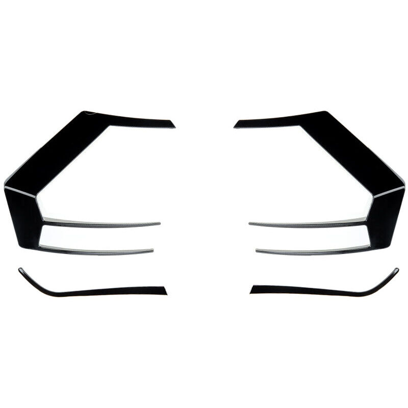 1 paire pour VW Golf 7 GTI R GTD 2012 2013 2014 2015 noir séparat de pare-chocs arrière Canard Auto pièces extéries non adaptées pour GOLF 7.5