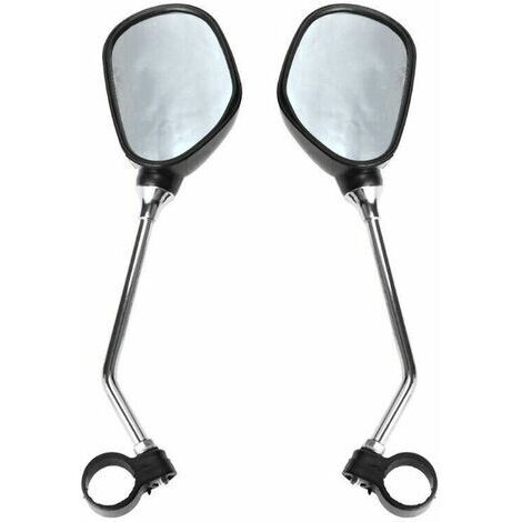 1 Paire Rétroviseur Vélo Guidon Réglable, Miroir de Vélo Incassable