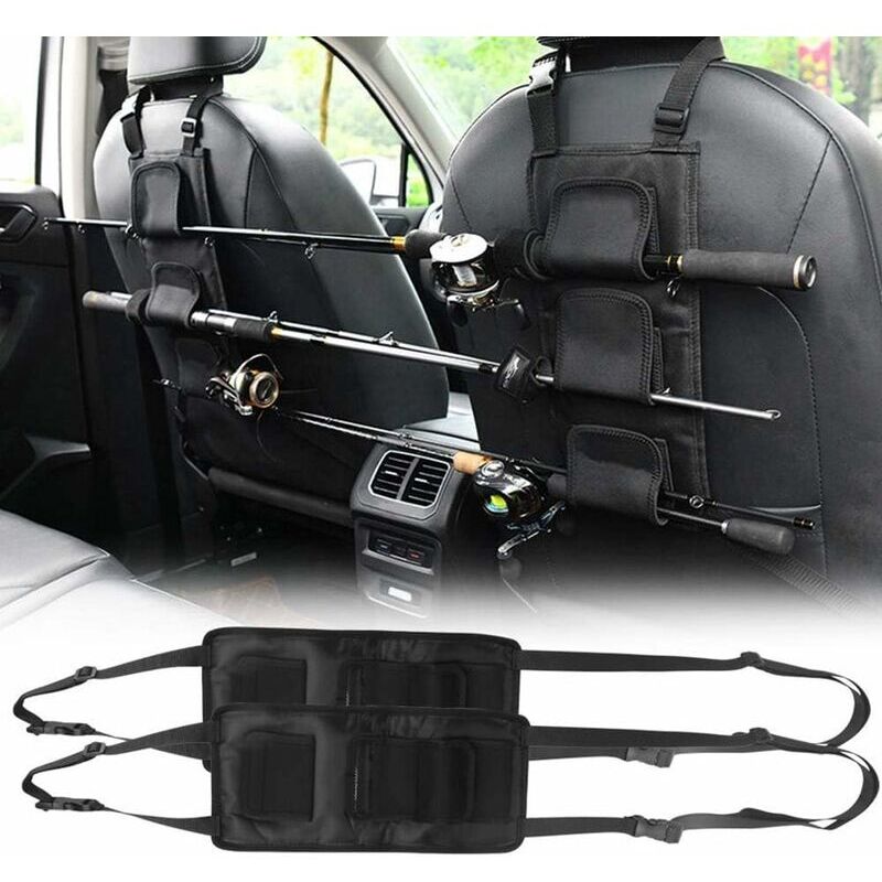 ,1 Paire Support de Canne à Pêche pour Voiture, Support de Canne à Pêche Véhicule Supports Canne