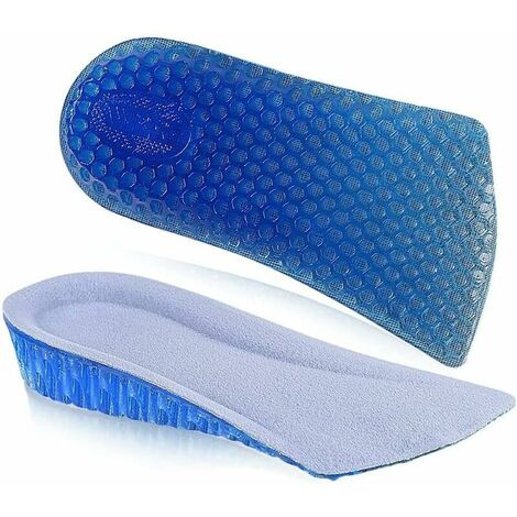 1 Paire Talonnettes Semelles Hauteur-Augmentation Grandissantes en Silicone, Respirant Nid d'abeille Semelle Intérieure en Gel, 3cm