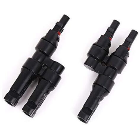 1 Paire Y Panneau Solaire Connecteurs, Connecteurs de Cble Splitter Coupler Outil Combinateur