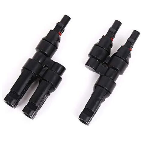 1 Paire Y Panneau Solaire Connecteurs, Connecteurs de Cble Splitter Coupler Outil Combinateur