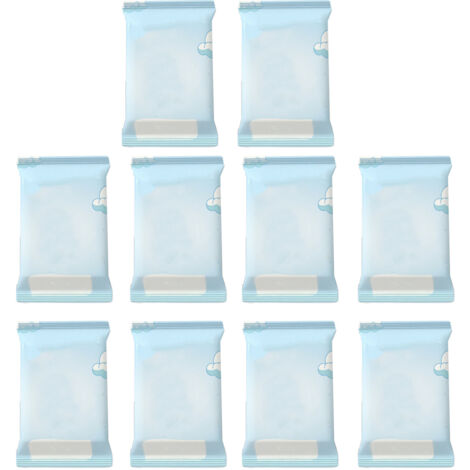 1 Paquet de 10 Lingettes Bébé Douces en Non-Tissé, Nettoyantes et Hydratantes pour Nouveau-né, Pratiques à Transporter
