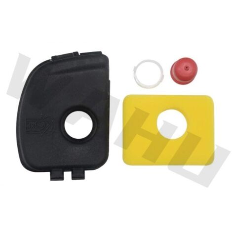 1 paquet de couvercle de filtre à air et filtre en mousse 595660 compatibles avec le couvercle de filtre à air moteur 799579 594281 avec élément filtrant en mousse pour la filtration de la poussière -