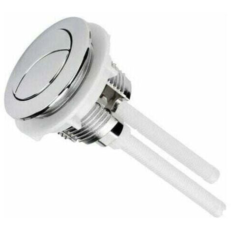 1 paquete de botón de descarga de inodoro, botón de descarga de inodoro de doble descarga de 38 mm, botón de descarga de inodoro