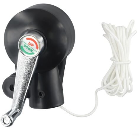 1 paquete de manivela resistente para sombrilla de patio, manivela para toldo, manivela de repuesto resistente para soporte de sombrilla, juego de piezas con manivela