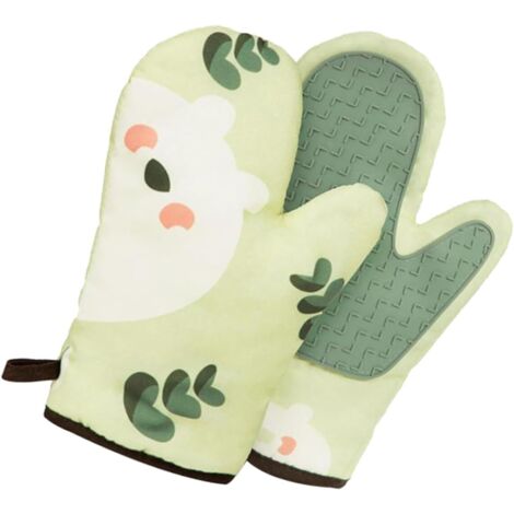 1 par de guantes aislantes antideslizantes para horno de cocina, guantes de cocina especiales