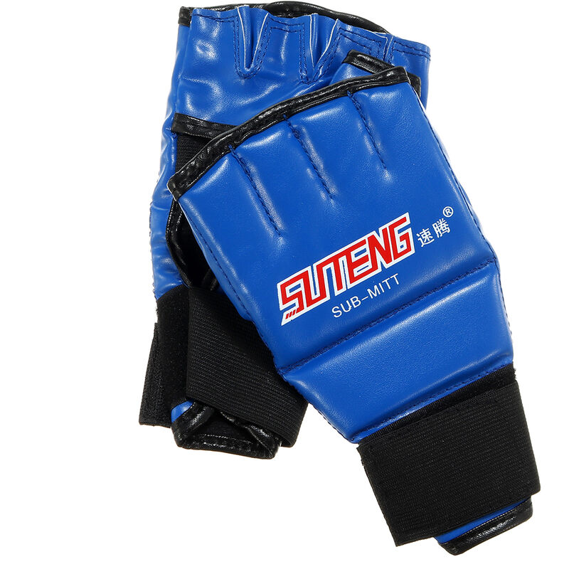 

Mohoo - 1 Par de Guantes de Boxeo para Niños / Adultos PU MMA, Azul