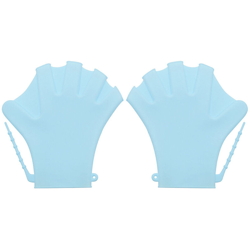 

1 par de guantes de natacion, guantes de entrenamiento de resistencia al agua, guantes de silicona para natacion, guantes de buceo, mitones de