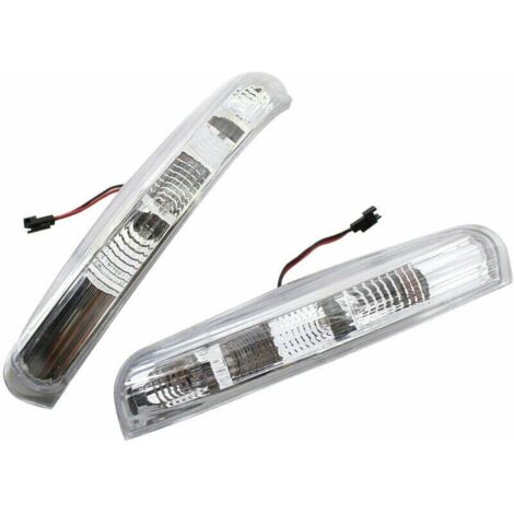 1 par de luces LED de repuesto para espejo retrovisor de coche, intermitentes, para Chevrolet Captiva 2007-2014, color blanco