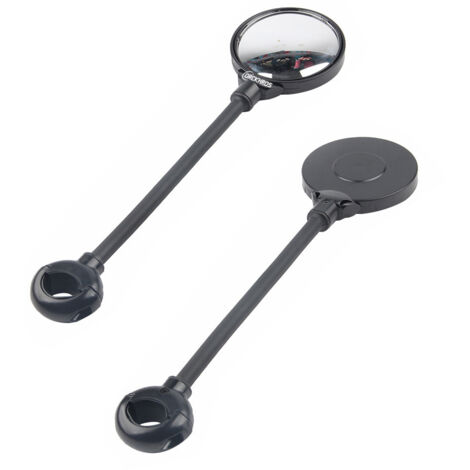 1 Par de reflectores para bicicleta, espejos para moto, manguera ajustable para bicicleta eléctrica.