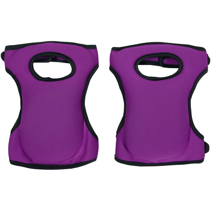 1 par de rodilleras para jardinería, con protección de esponja elástica, rodilleras para jardinería al aire libre (morado).