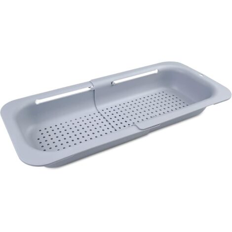 1 Passoire Extensible 36-49cm En Plastique PP Pour Évier Cuisine Lavage Légumes