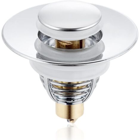 1 pc Bouchon Lavabo,Bonde de Lavabo Pop-Up,Universel Filtre de Vidange Anti-Bloqué de Lavabo ,pour 32-38mm Trou Vidange Lavabo