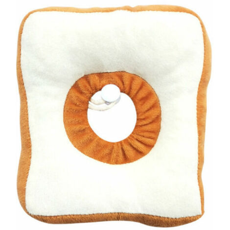 1 pc collier de chat pour animaux de compagnie collier de récupération de chat approvisionnement pour animaux de compagnie pain forme Anti morsure collier pour animaux de compagnie S