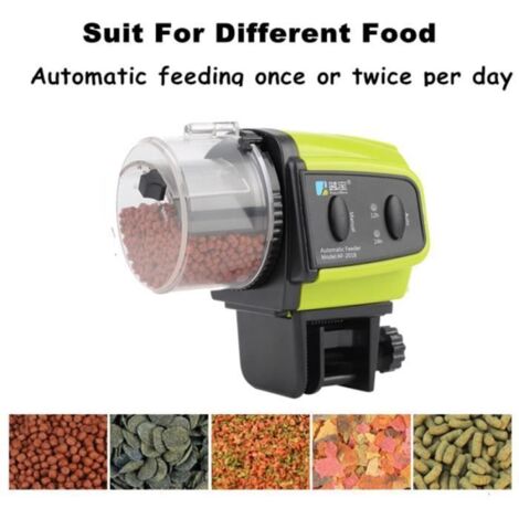 1 Pc distributeur automatique de poisson minuterie à piles Durable d\'alimentation pratique pour aquarium DISTRIBUTEUR D\'ALIMENT