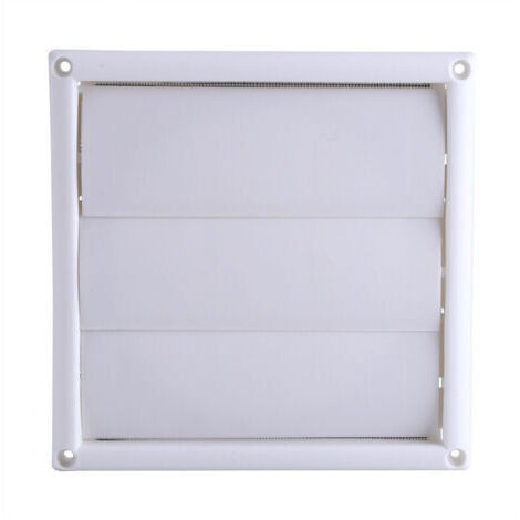 1 PC évent en Plastique avec Filet Nouveau Couvercle de Grille 3 Volets Grille de Ventilation de Conduit Mural pour Couvrir les Ouvertures de Plafond(15 15CM)