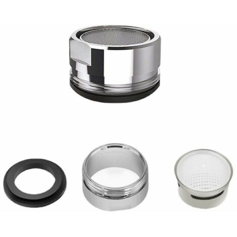 1 Pc Mousseur Robinet, 24mm Aerateur Filtre Robinet Accessoires Économiseurs d'Eau avec joint d'étanchéité pour Cuisine Salle de Bain