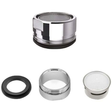 1 Pc Mousseur Robinet, 24mm Aerateur Filtre Robinet Accessoires Économiseurs d'Eau avec joint d'étanchéité pour Cuisine Salle de Bain