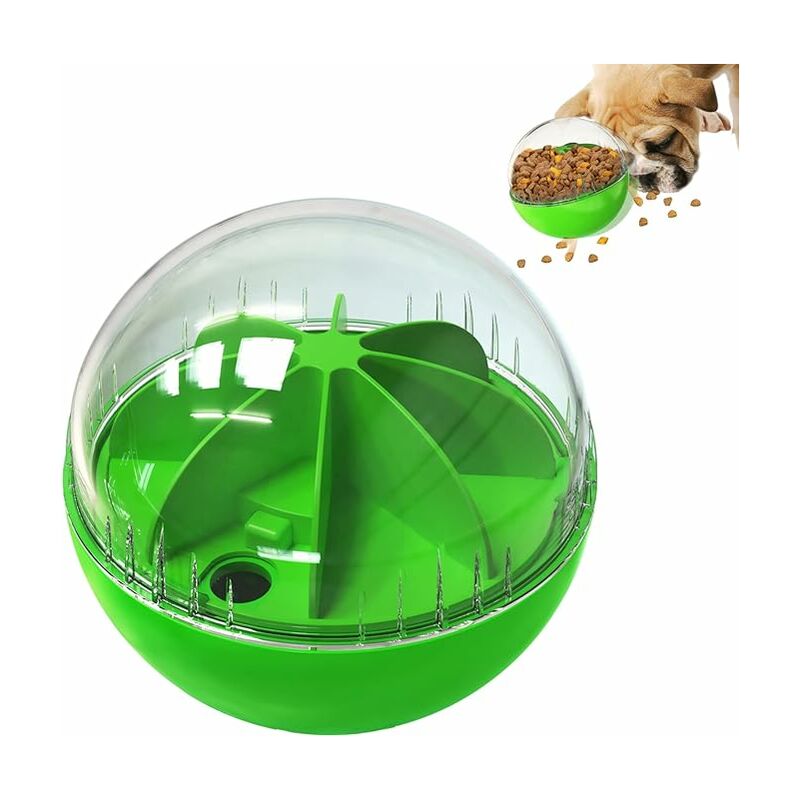 1 pc Pet Zone Treat Dog Ball, Dog Puzzle Toys, Dog Puzzle & Cat Toys (Dog Treat Puzzle) Dog Food Puzzle, Cat Puzzle Feeder & Cat Slow Feeder, Giggle