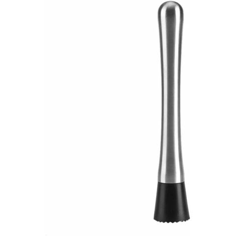 1 pc Pilon à Cocktail en Acier Inoxydable Barre de bâton Mojito Presse-purée Fruits Mitigeur Idéal Bartender Outil coupelles à Bords，HANBING