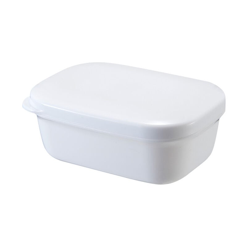 1 pc porte-savon de voyage porte-savon portable transparent boîte de récipient de savon salle de bain/salle de gym douche/camping en plein air (carré