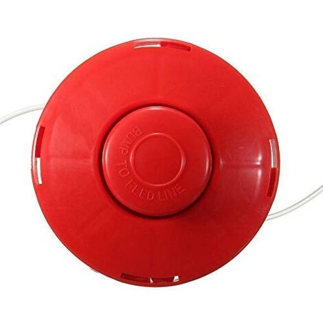 1 PC Universal 2 Line Kunststoff Bump Head Rasenmäher Cutter Rot (M10125)