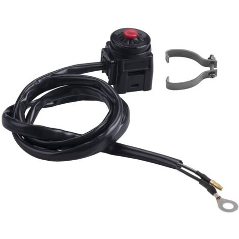1 Pc Universel Moto Interrupteur Guidon Moto Kill Stop Interrupteur Klaxon Bouton 22mm (7/8 ")