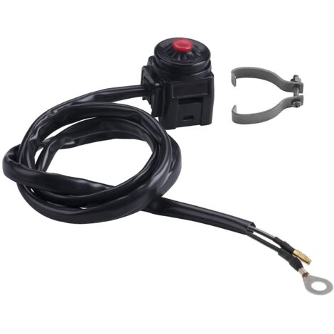 1 Pc Universel Moto Interrupteur Guidon Moto Kill Stop Interrupteur Klaxon Bouton 22mm (7/8 ")