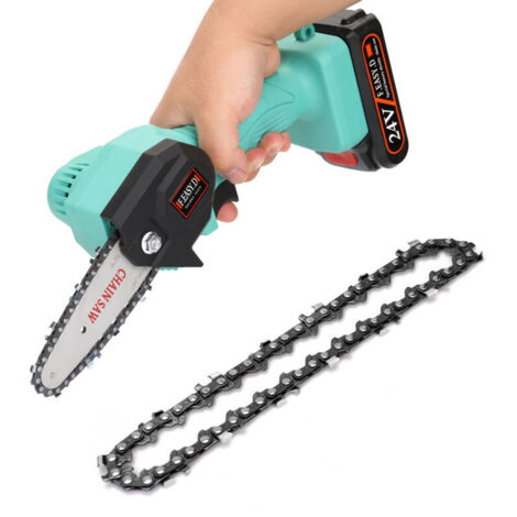 1 pcs 4 pouces mini-chaînes de tronçonneuse en acier-Crezuo