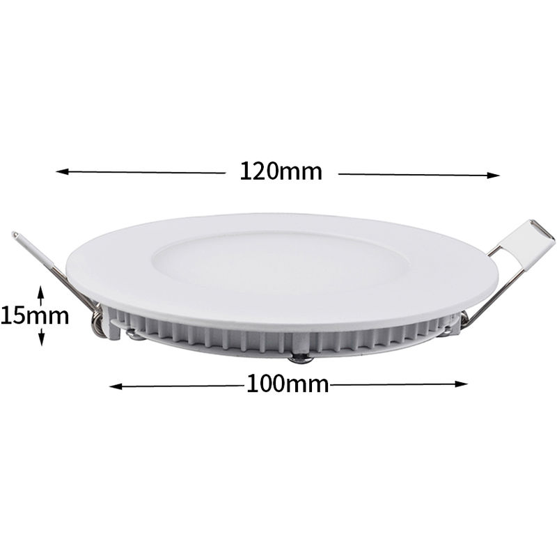 

1 PCS 6W 9W 12W 15W 18W LED Empotrable Panel de techo Down Lights Bombilla Lámpara delgada