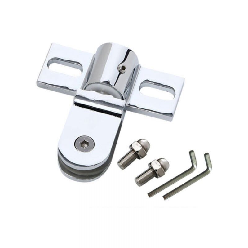 Serbia - 1 pcs accessoires pour salle de douche porte en verre charnière pivotante en haut et en bas