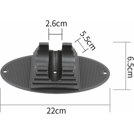 Support rangement trottinette au sol MOTTEZ, H.6.5 x l.21 x P.21 cm