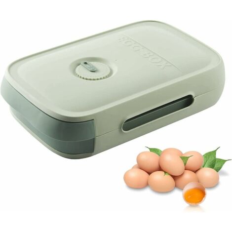 1 Pcs boîte de rangement pour œufs,  plateau à œufs avec couvercle,boîte de rangement pour œufs de type tiroir convient aux réfrigérateurs, armoires de cuisine, camping, peut contenir 20 œufs