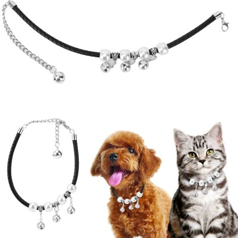 1 PCS Colliers Chat ,Collier Chaton Anti étranglement et Cloche,Réglable Collier pour Chat,Personnalisé Accessoire Chat et Animaux Compagnie