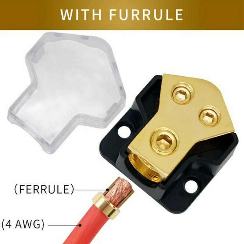1 Pcs Für 3 Weg Auto Power Distributor Block 1 In-4 Heraus 1/0 awg Auto Power Distributor Block,CHINA | 04537371615084 1 Pcs Für 3 Weg Auto Power Distributor Block 1 In-4 Heraus 1/0 awg Auto Power Distributor Block,CHINA | 04537371615084