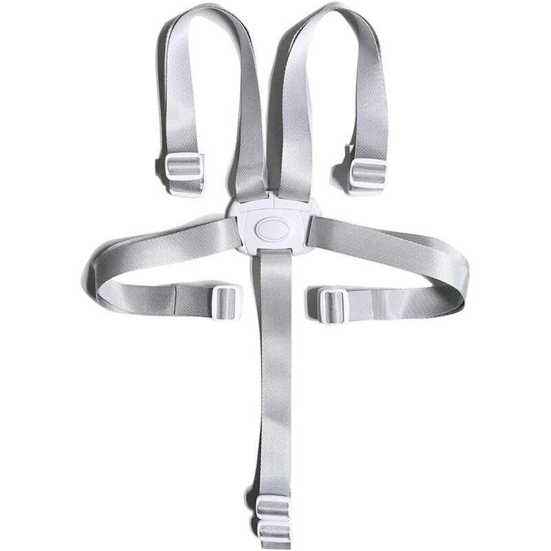 1 Pcs Harnais 5 Points pour Poussette, Sangle de Sécurité pour Chaise Haute, Ajustable Ceinture de Sécurité pour Poussette, pour Chaise Haute Bébé