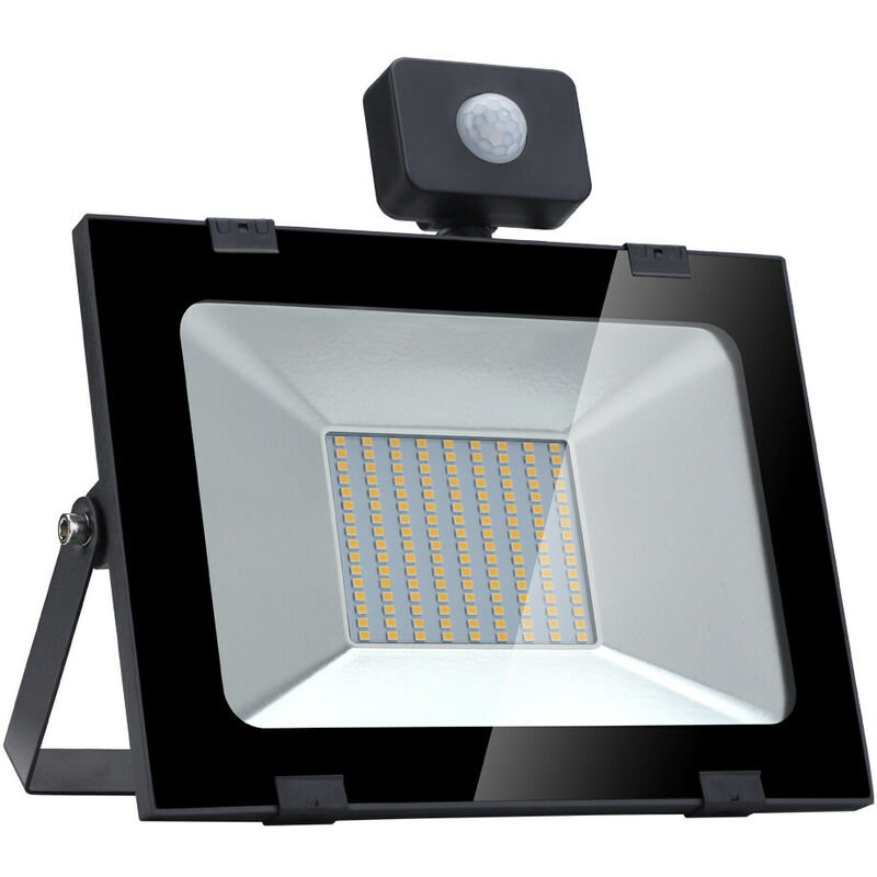 

1 PCS Proyector LED de 5ta generación blanco ultrafino de 100W y 220V con sensor