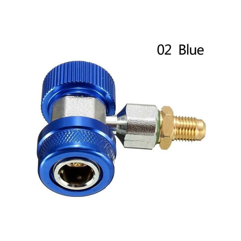 1 Pcs R134 klimaanlage Niedrigen Hoch Schnelle Koppler Adapter AC Manifold Gauge + Dunst Ventil Core,Blue | 04537371659347 1 Pcs R134 klimaanlage Niedrigen Hoch Schnelle Koppler Adapter AC Manifold Gauge + Dunst Ventil Core,Blue | 04537371659347